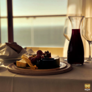 Cheese & Wine with a View at BURJ on BAY Hotel Cheese & Wine with a View at BURJ on BAY Hotel