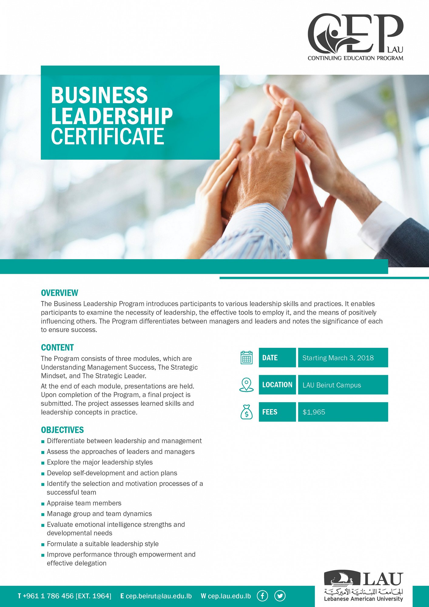 Business Leadership Program Lebtivity