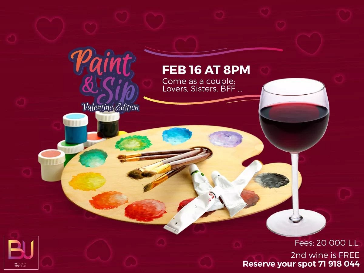 Paint & Sip The valentine's Edition « Lebtivity