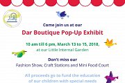 Dar Boutique Pop-Up Exhibit Dar Boutique Pop-Up Exhibit