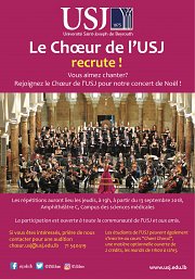 USJ CHOIR Auditions USJ CHOIR Auditions