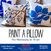 Paint a Pillow Paint a Pillow