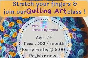 Quilling Art Class at Cranium STEAM Education Platform Quilling Art Class at Cranium STEAM Education Platform