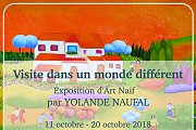 Visite dans un Monde Différent | Naive Art by Visual Artist Yolande Naufal Visite dans un Monde Différent | Naive Art by Visual Artist Yolande Naufal
