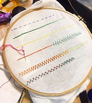 Embroidery at Alwan Salma Embroidery at Alwan Salma
