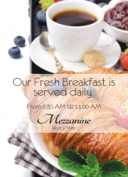 Let's Breakfast at Riviera Hotel! Let's Breakfast at Riviera Hotel!