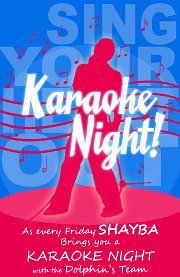 Karaoke Night at SHAYBA every Friday Karaoke Night at SHAYBA every Friday