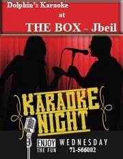 Karaoke Night at THE BOX every Wednesday Karaoke Night at THE BOX every Wednesday