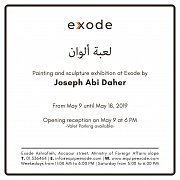 Lo3bat Alwan لعبة ألوان | Solo Exhibition by Joseph Abi Daher Lo3bat Alwan لعبة ألوان | Solo Exhibition by Joseph Abi Daher