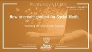 How to create content for Social Media - Workshop at I Have Learned Academy How to create content for Social Media - Workshop at I Have Learned Academy