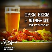 Open Beer & Wings | Every Tuesday Open Beer & Wings | Every Tuesday