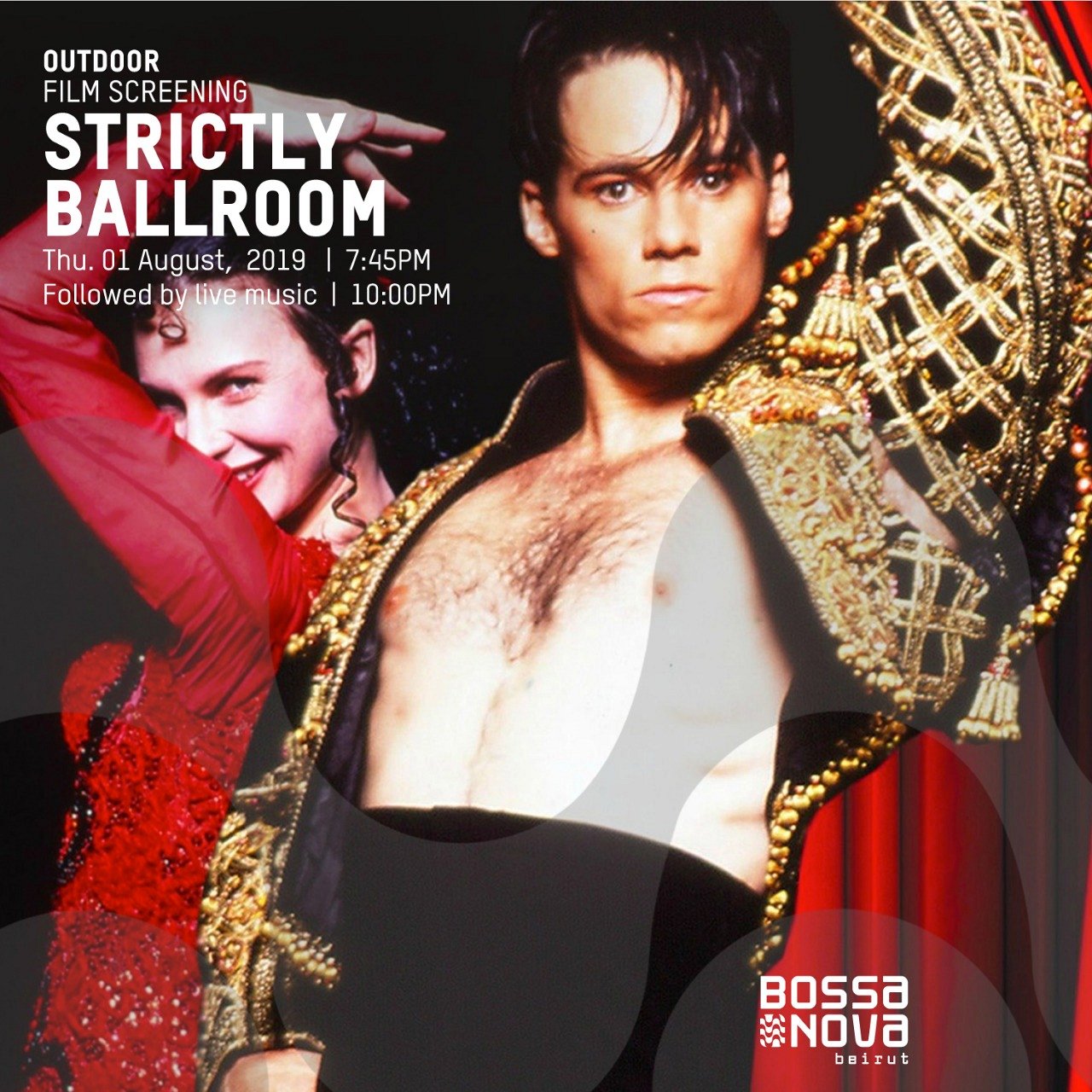 Outdoor Film Screening Strictly Ballroom By Baz Luhrmann Lebtivity