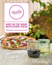Wine on the House with Every Pizza Wine on the House with Every Pizza