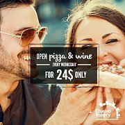 Open Wood-fired Pizza & Wine Night at ChayebBakery Kfarhbab - Every Wednesday Open Wood-fired Pizza & Wine Night at ChayebBakery Kfarhbab - Every Wednesday