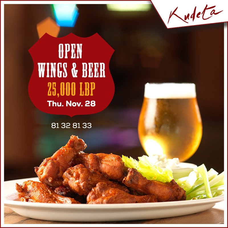 Open Wings & Beer at Kudeta « Lebtivity